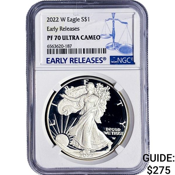 2022-W Silver Eagle NGC PF70 Ultra Cameo