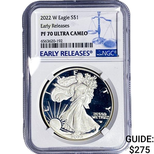 2022-W Silver Eagle NGC PF70 Ultra Cameo
