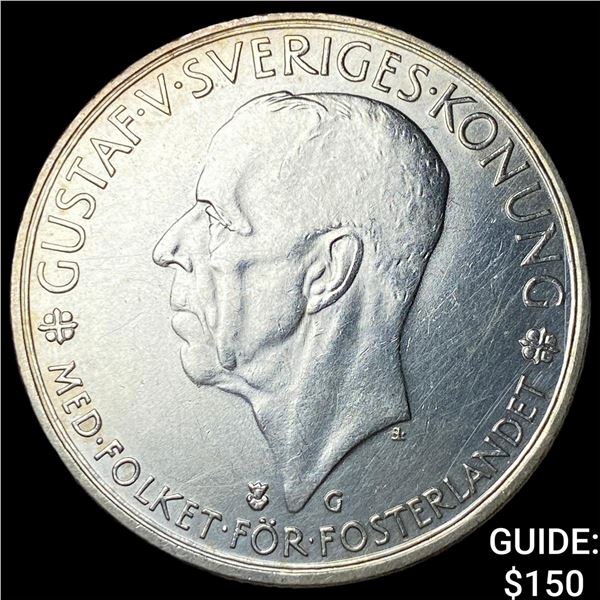 1935G Sweden Silver 5 Kronor