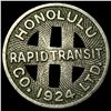 Image 1 : 1924 Honolulu Transit Token