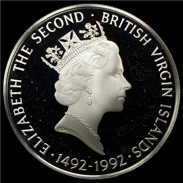 1992 British Virgin Islands Silver $25 Proof