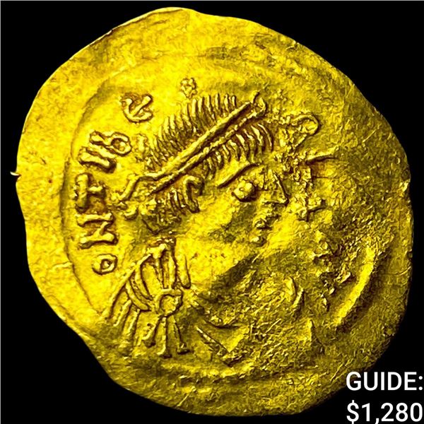 Byzantine Maurice Tiberius 582-602 Gold Tremissis
