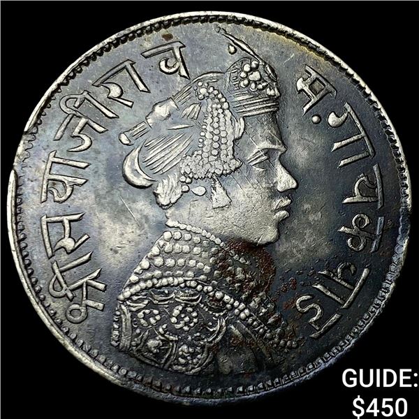 1898 India St. Broda Silver 1 Rupee
