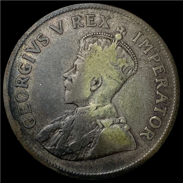 1925 Union of South Africa Silver 2.5 Shilling
