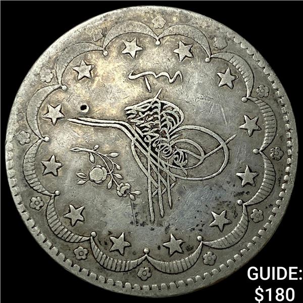 1293(1876) Turkey Silver 20 Kurush