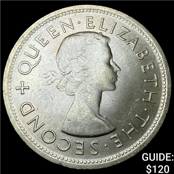 1953 Southern Rhodesia Silver Crown