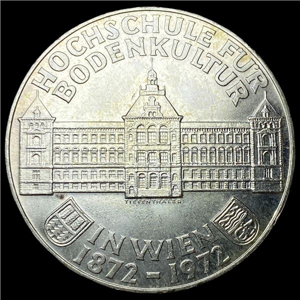 1972 Austria Silver 50 Shilling