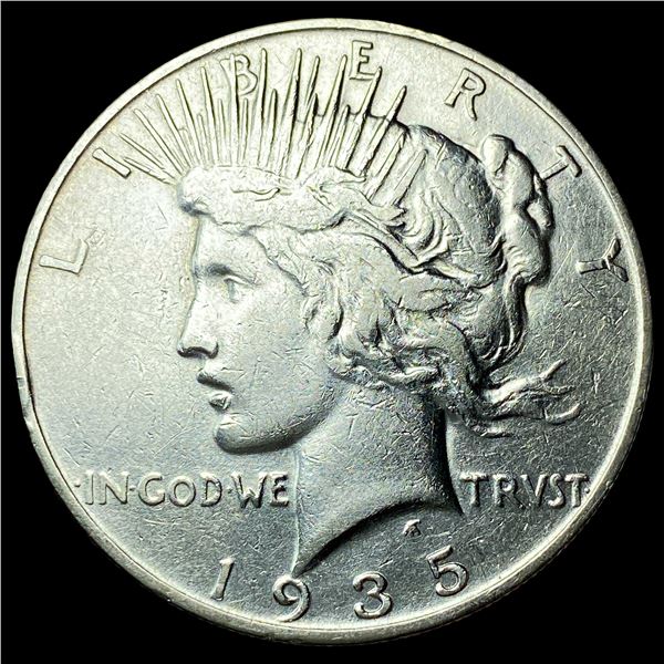 1935-S Silver Peace Dollar CLOSELY UNCIRCULATED