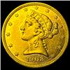 Image 1 : 1908 Liberty Head Half Eagle $5 Gold CHOICE AU