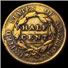 Image 2 : 1829 Classic Head Half Cent NICELY CIRCULATED