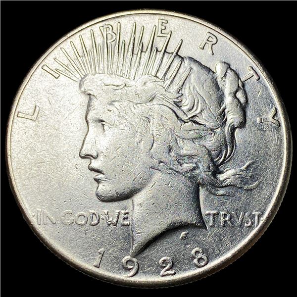 1928-S Silver Peace Dollar CLOSELY UNCIRCULATED