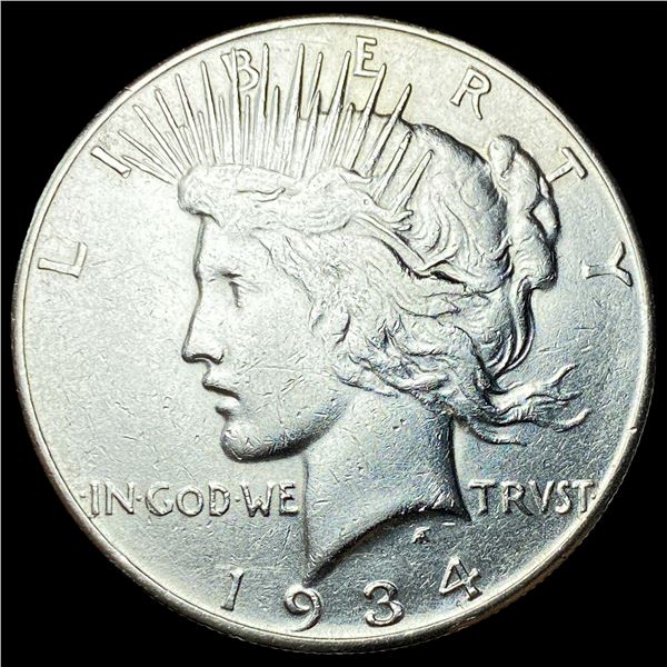 1934-S Peace Silver Dollar CLOSELY UNCIRCULATED