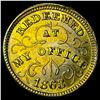 Image 1 : 1863 Civil War Token - Oliver Boutwell CLOSELY UNCIRCULATED