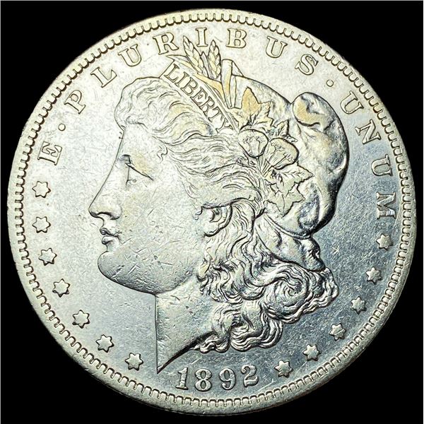 1892-S Silver Morgan Dollar CLOSELY UNCIRCULATED