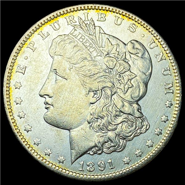 1891 Silver Morgan Dollar CHOICE AU