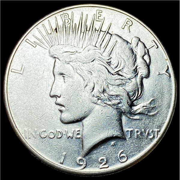 1926-S Silver Peace Dollar CLOSELY UNCIRCULATED