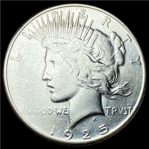 1925-S Silver Peace Dollar CLOSELY UNCIRCULATED