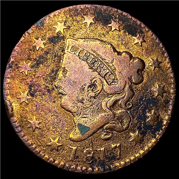 1817 Coronet Head Large Cent HIGH GRADE