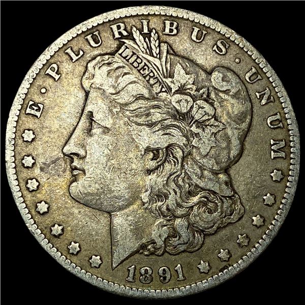 1891-O Silver Morgan Dollar NEARLY UNCIRCULATED