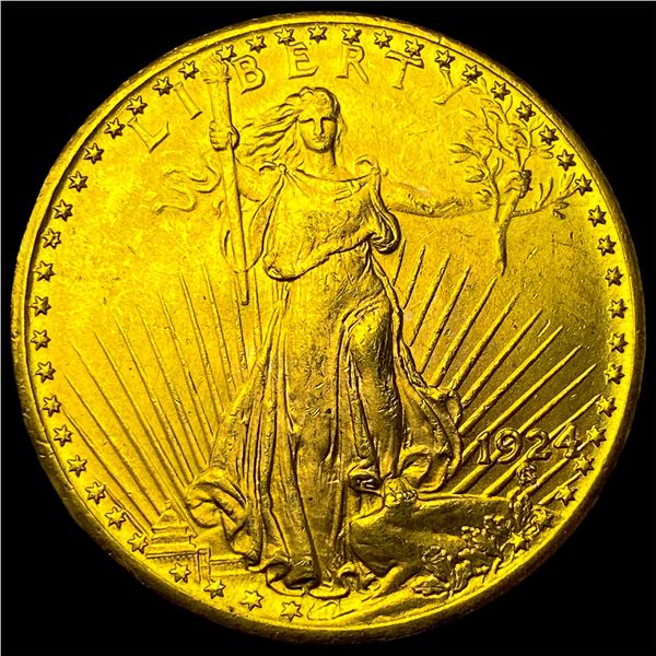1924 Gold $20 Saint-Gaudens Double Eagle UNCIRCULATED