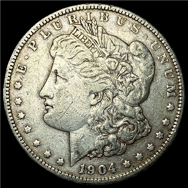 1904 Morgan Silver Dollar NEARLY UNCIRCULATED