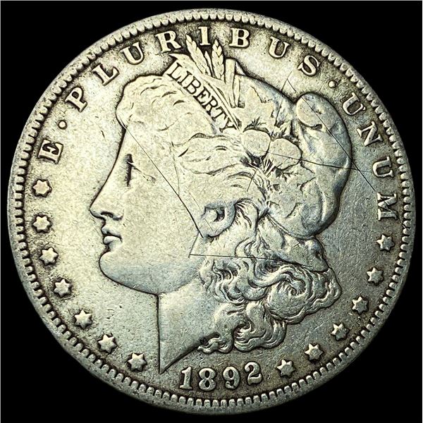 1892-O Silver Morgan Dollar NEARLY UNCIRCULATED