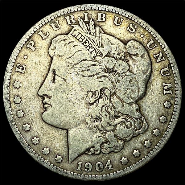 1904 Morgan Silver Dollar NEARLY UNCIRCULATED