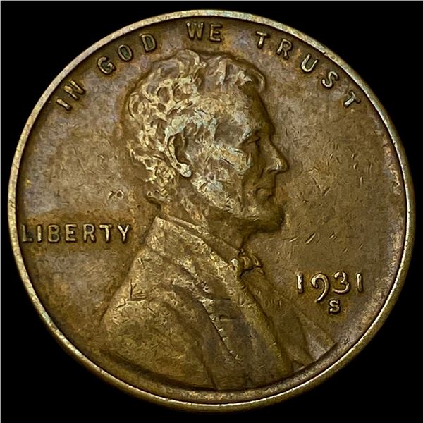 1931-S Lincoln Wheat Cent CLOSELY UNCIRCULATED