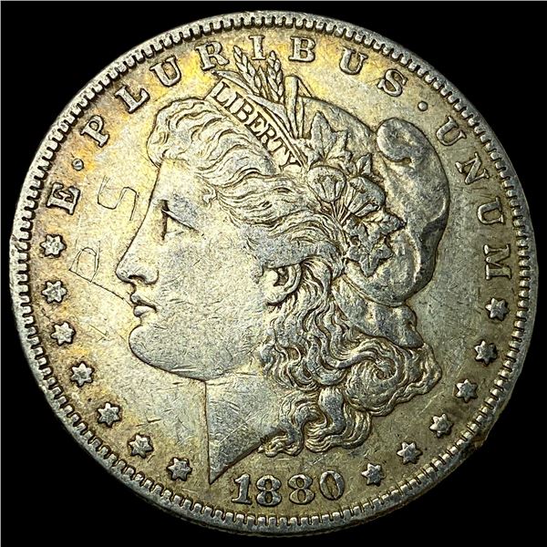 1880-O Micro O Silver Morgan Dollar NEARLY UNCIRCULATED