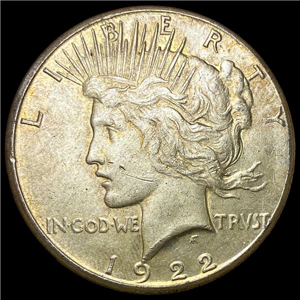 1922-S Silver Peace Dollar NEARLY UNCIRCULATED