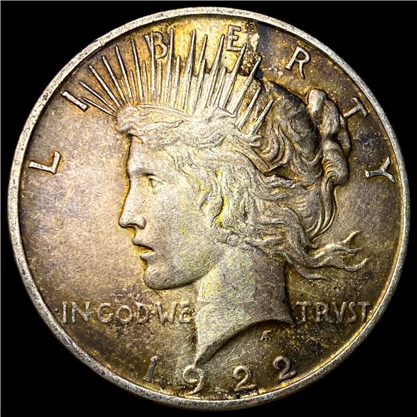 1922-D Silver Peace Dollar NEARLY UNCIRCULATED