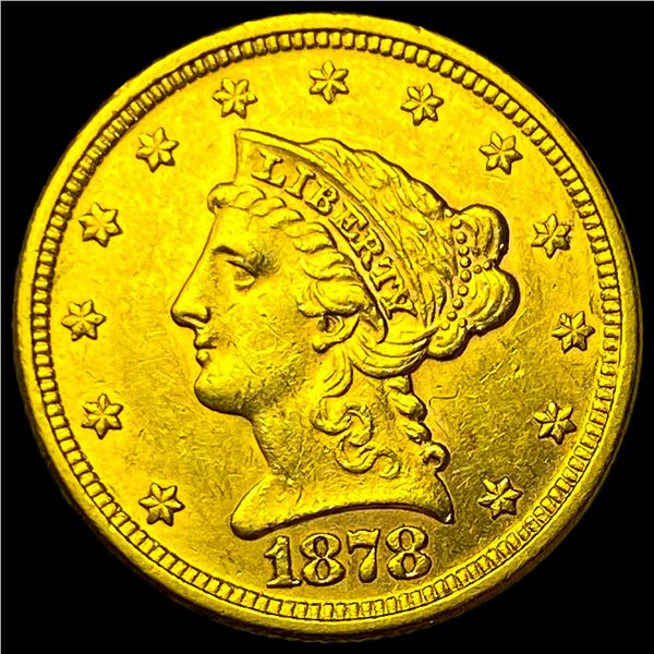 1878 Liberty Head Gold $2.50 Quarter Eagle UNCIRCULATED