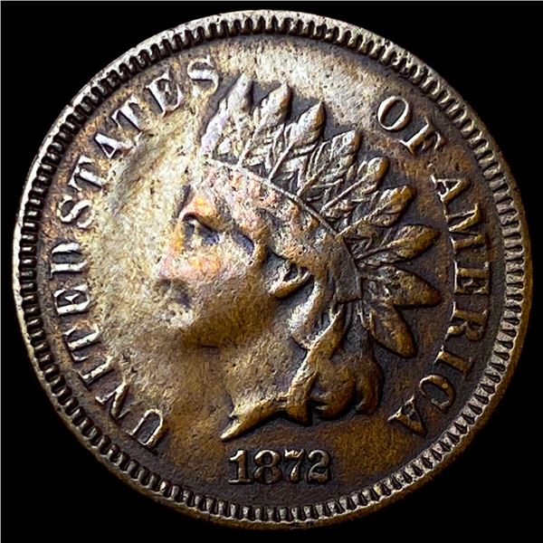 1872 Indian Head Cent CLOSELY UNCIRCULATED