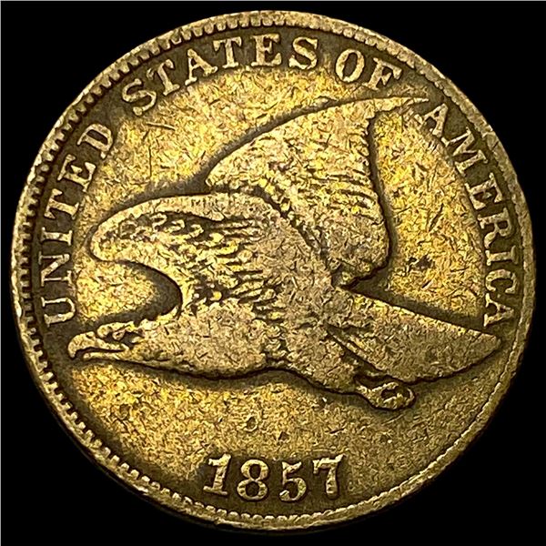 1857 Flying Eagle Cent LIGHTLY CIRCULATED