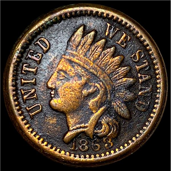 1863 Civil War Token - Army & Navy CLOSELY UNCIRCULATED