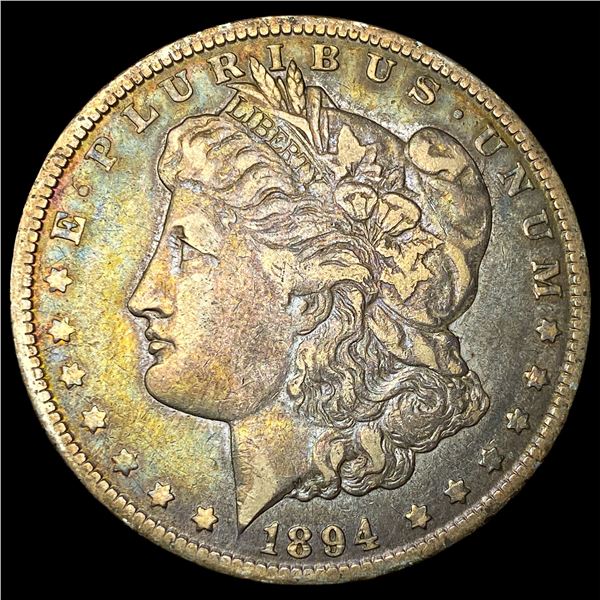 1894-O Silver Morgan Dollar ABOUT UNCIRCULATED