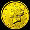Image 1 : 1851 Gold $1 Liberty Head Type 1 CLOSELY UNCIRCULATED