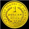 Image 2 : 1851 Gold $1 Liberty Head Type 1 CLOSELY UNCIRCULATED