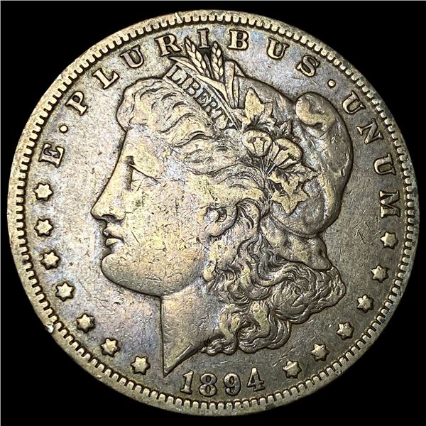 1894-O Silver Morgan Dollar ABOUT UNCIRCULATED