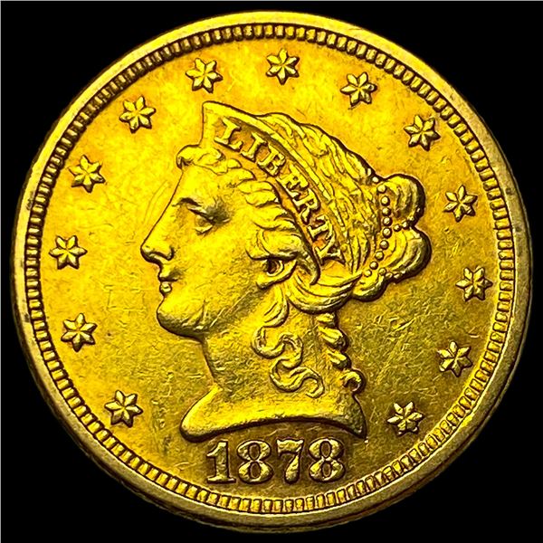 1878 Liberty Head $2.50 Gold Quarter Eagle CLOSELY UNCIRCULATED