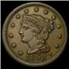 Image 1 : 1853 Braided Hair Large Cent UNCIRCULATED
