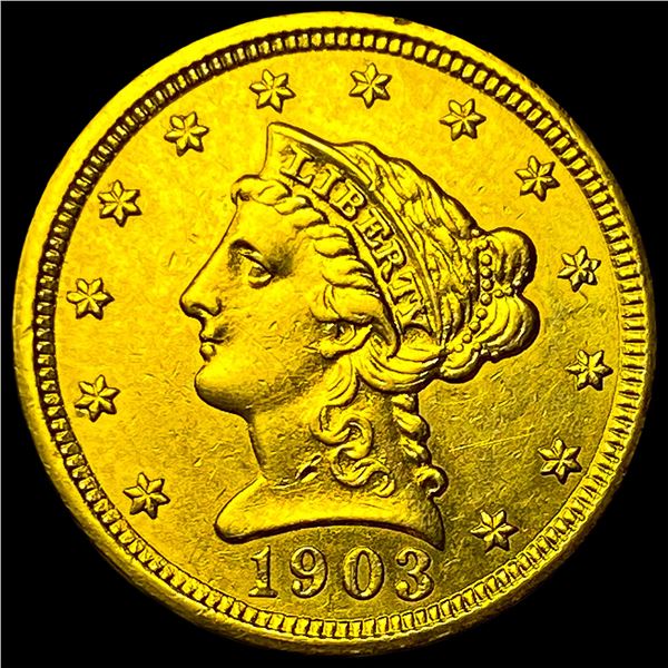 1903 Liberty Head Gold Quarter Eagle $2.50 CLOSELY UNCIRCULATED
