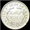 Image 2 : 1857 Silver Seated Liberty Hallf Dime CLOSELY  UNCIRCULATED