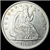 Image 1 : 1853 Arrows/Rays Silver Seated Liberty Half  Dollar CLOSELY UNCIRCULATED