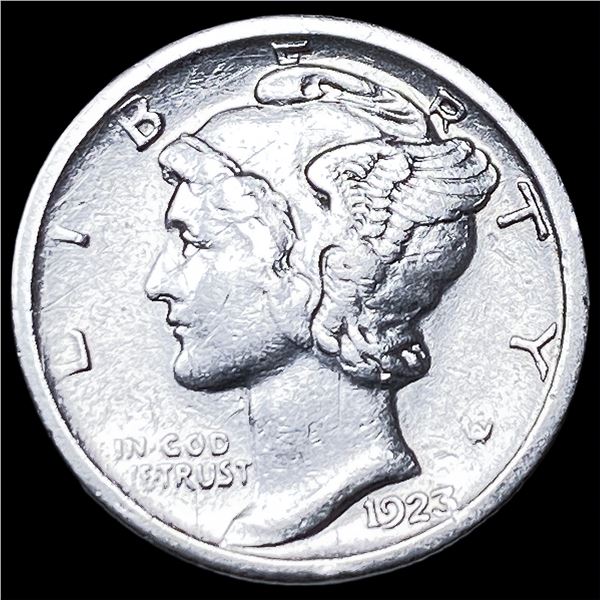 1923-S Silver Mercury Dime CLOSELY  UNCIRCULATED