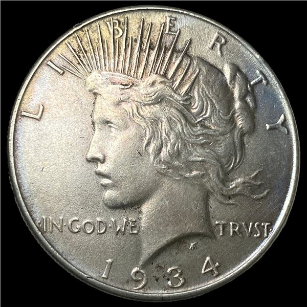 1934 Peace Silver Dollar CLOSELY UNCIRCULATED