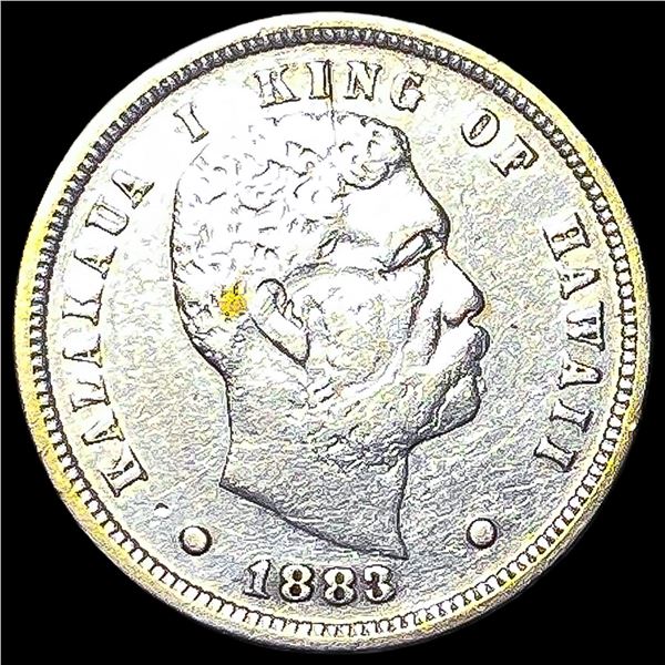 1883 Hawaii Silver Dime CLOSELY UNCIRCULATED