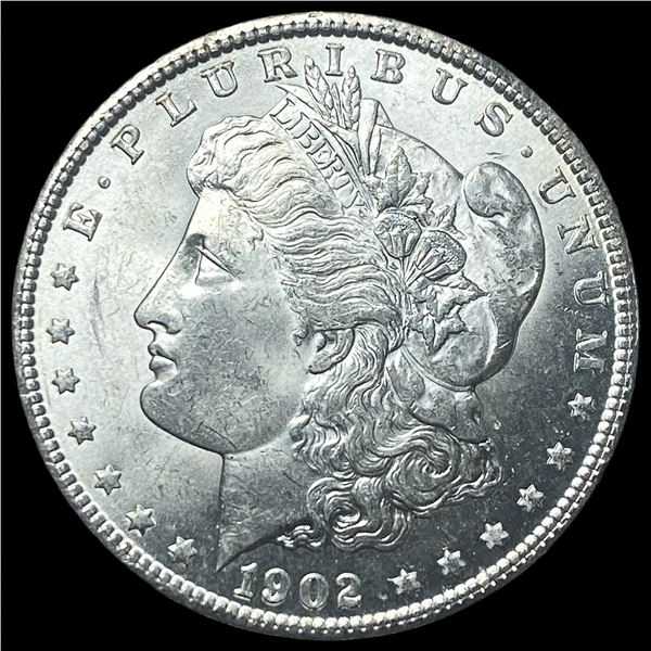 1902-O Silver Morgan Dollar GEM BU