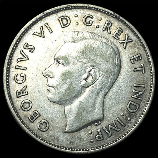 1942 Canada Silver 50 Cents HIGH GRADE