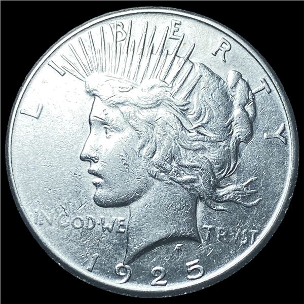 1925-S Silver Peace Dollar CLOSELY UNCIRCULATED